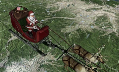 Santa tracked by NORAD in a file photo. NORAD