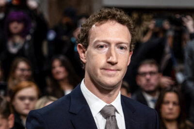 Meta founder and CEO Mark Zuckerberg arrives to testify before the Senate Judiciary Committee in Washington on Jan. 31, 2024. Photo by Madalina Vasiliu.