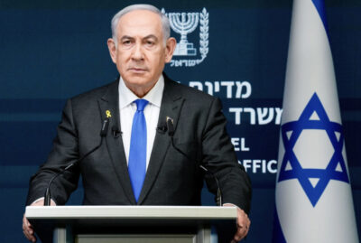 Israeli Prime Minister Benjamin Netanyahu speaks during a news conference in Jerusalem, on Sep. 2, 2024. Pool photo by Ohad Zwigenberg/AFP via Getty Images