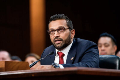 Kash Patel, nominee for director of the FBI, testifies before the Senate Committee on the Judiciary on Capitol Hill in Washington on Jan. 30, 2025. Photo by Madalina Vasiliu.