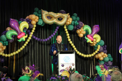 Matt Nelson, CEO of the Boys and Girls Club of Santa Clarita Valley, gives a speech about the impacts the club makes every day at the Boys and Girls Club of Santa Clarita Valley "The Big Easy" gala and auction at the Hyatt Regency Valencia, Saturday, May 31, 2025. Kamryn Martell/The Signal
