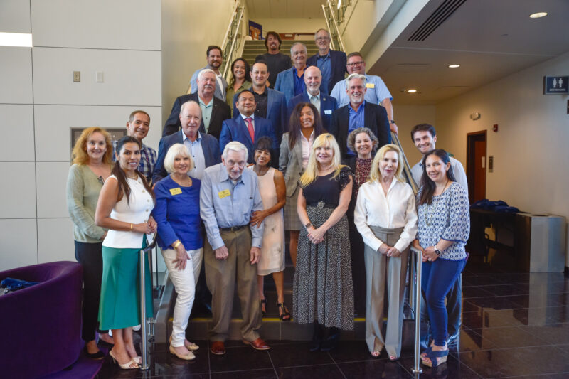 The College of the Canyons Foundation welcomed its newly installed board of directors at a reception held on campus recently. Photo courtesy of Mari Kneisel.