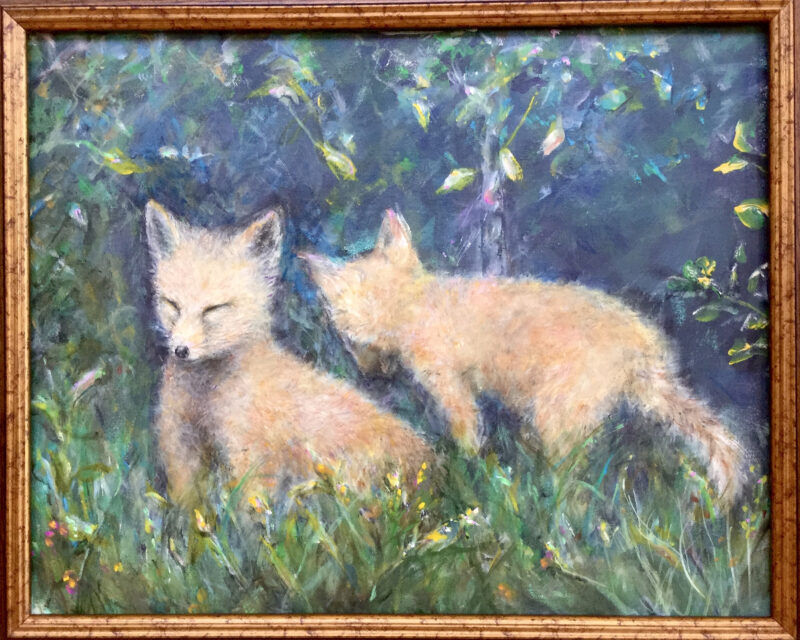 "Little Foxes" by Nadia Lusian.