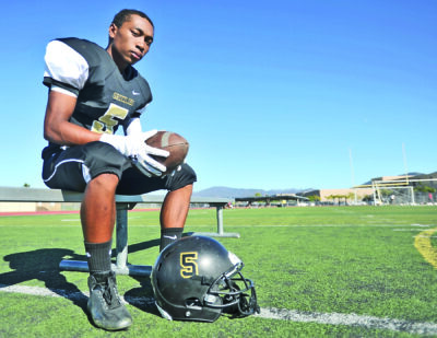 Golden Valley junior Shane Tamura, shown here at Golden Valley High School on Oct. 2. KATHARINE LOTZE/Signal. 10022014