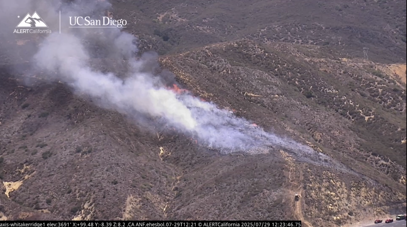 Read more about the article Firefighters halt brush fire near Templin Highway   
