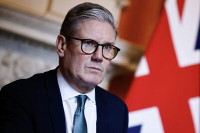 British Prime Minister Keir Starmer at 10 Downing Street in London, England, on July 16, 2024. Pool photo by Benjamin Cremel/Getty Images