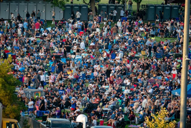Music fans fill up Central Park for featured band Twisted Gypsy, a Fleetwood Mac tribute band, on July 26, 2025 for Concerts in the Park hosted by the city of Santa Clarita in Saugus, Calif. Katherine Quezada/The Signal