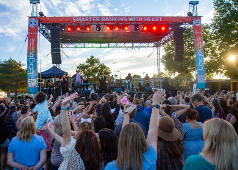 Music fans jam out to Twisted Gypsy, a Fleetwood Mac tribute, for the third consecutive week of Concerts in the Park hosted by the city of Santa Clarita on July 26, 2025 at Central Park in Saugus, Calif. Katherine Quezada/The Signal