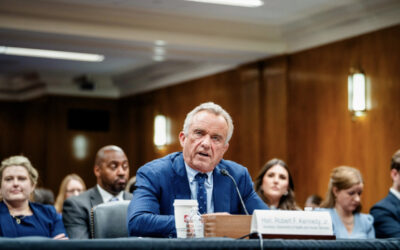 Health Secretary Robert F. Kennedy Jr. testifies before a Senate Appropriations subcommittee on Capitol Hill in Washington on May 20, 2025. Photo by Madalina Vasiliu.