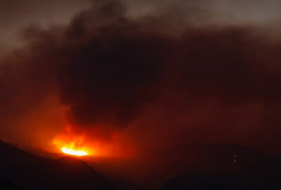 The "Canyon Fire" continues to burn with 4,856 acres already scorched. Habeba Mostafa/The Signal