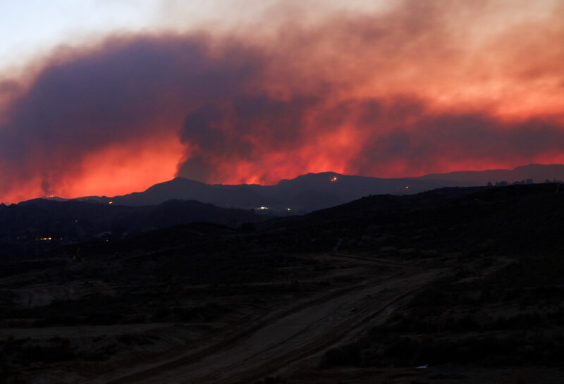 The "Canyon Fire" has scorched about 5,370 acres, with only 62% containment. Habeba Mostafa/The Signal