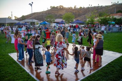 People of all ages dance during the Celebrate culture series on Aug. 8, 2025, an event hosted by the city of Santa Clarita at the Canyon Country Community Center in Canyon Country, Calif. Katherine Quezada/The Signal