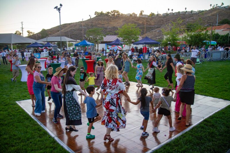 People of all ages dance during the Celebrate culture series on Aug. 8, 2025, an event hosted by the city of Santa Clarita at the Canyon Country Community Center in Canyon Country, Calif. Katherine Quezada/The Signal