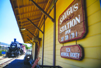 he Saugus Train Station witnessed significant historical events, most famously the 1929 Saugus Train Robbery. PHOTO BY Katherine Quezada / The Signal