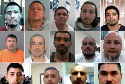 Photos of illegal immigrant gang members arrested in Houston, Texas. Images courtesy of Immigration and Customs Enforcement