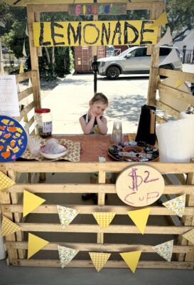Eloise Burbach, 4, donated proceeds from her lemonade stand to Child & Family Center. Courtesy photo.