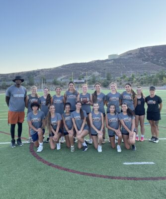 Castaic girl's flag football team photo. Courtesy Photo.