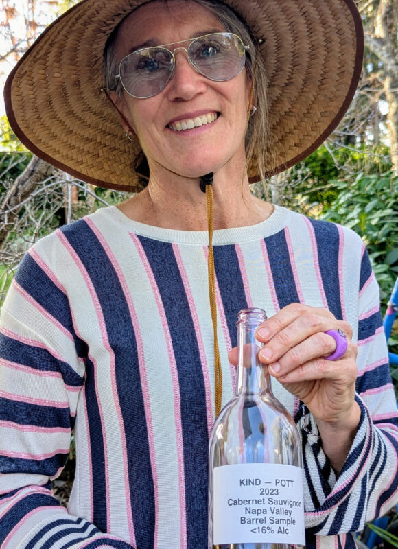 Claire Pott, co-owner of Pott Wines. Photo courtesy of Carl Kanowsky,