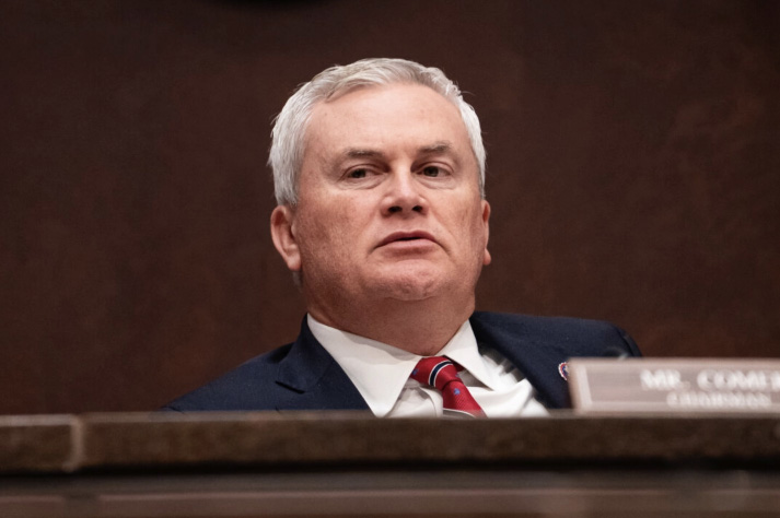 Chairman of the House Oversight Committee, Rep. James Comer (R-Ky.) presides over a hearing on Capitol Hill in Washington on March 5, 2025. Photo by Madalina Vasiliu.