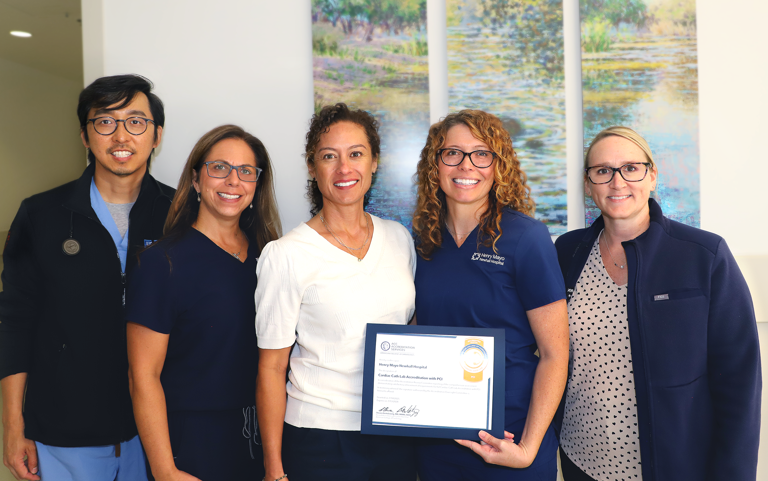 The American College of Cardiology has recognized Henry Mayo Newhall Hospital for its demonstrated expertise and commitment in treating patients who come to a cardiac cath lab for care, including diagnostic catheterizations and percutaneous coronary intervention procedures, according to a news release from the hospital.  Courtesy photo.