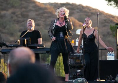 The Blonde Ambition band performs a tribute to Madonna at “Concerts in the Park” on Saturday Aug. 23, 2025 at Central Park in Saugus, Calif. Katherine Quezada/The Signal