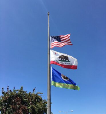 L.A. County Board of Supervisors Chair Kathryn Barger announced Wednesday that all county facilities will lower their flags to half-staff in remembrance of the victims of the mass shooting that took place in Minneapolis earlier in the day. Photo courtesy of L.A. County.