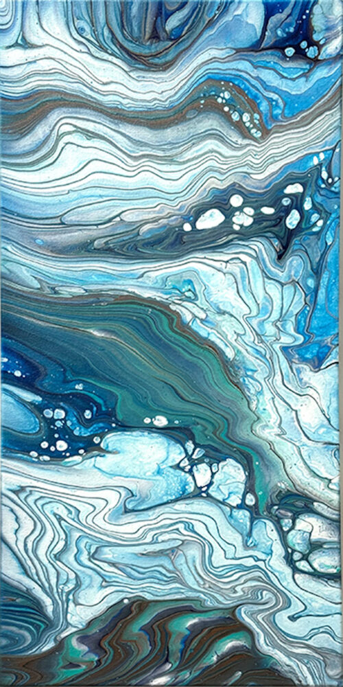"Winter Thaw" by Carol Roullard.