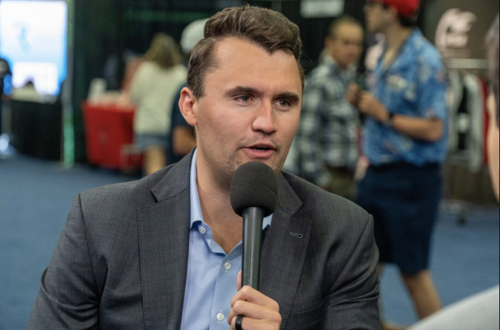 Charlie Kirk in a file photograph. Photo by Terry Wang.