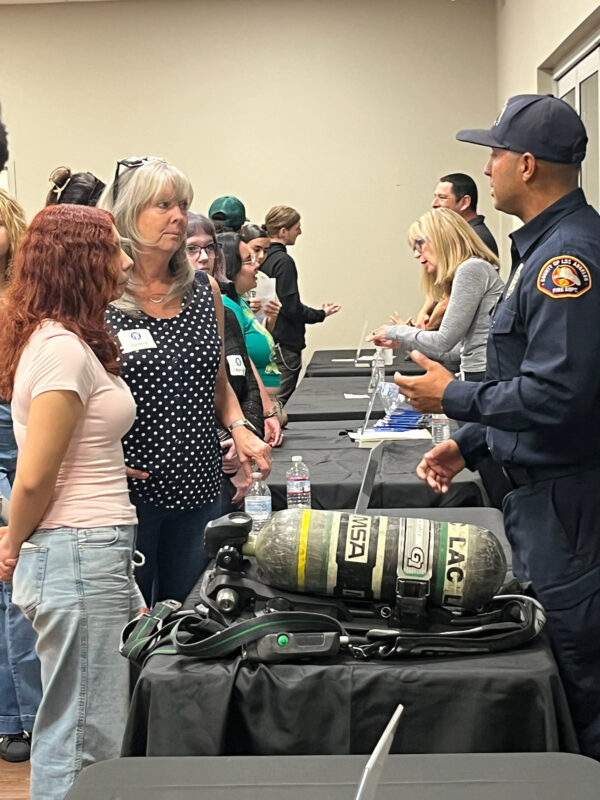 Fostering Youth Independence recently held its annual Back-to-School Bash & Career Fair to help local foster youth get school-ready with supplies and hear from several local businesspeople about their jobs and opportunities in a variety of fields. Courtesy photo.