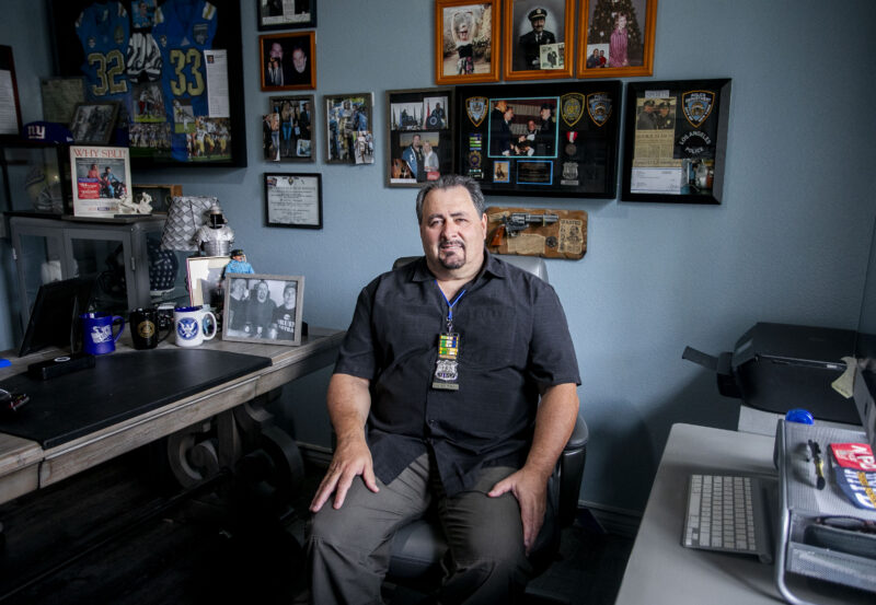 Marc Manfro sits in his home office in Castaic on Wednesday, Sept. 10, 2025. Habeba Mostafa/ The Signal