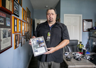 Marc Manfro remembers his partner, John Perry, who was set to retire the morning of 9/11. Habeba Mostafa/ The Signal