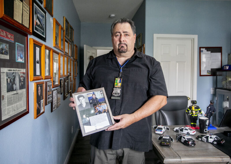 Marc Manfro remembers his partner, John Perry, who was set to retire the morning of 9/11. Habeba Mostafa/ The Signal