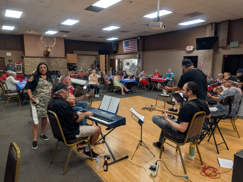 Santa Clarita Elks Lodge No. 2379 recently hosted a jam session featuring members of Guitars for Vets. Photo courtesy of the Elks Lodge.