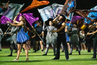 All schools perform as an ensemble during the Saugus High School All Valley Showcase on Sept. 20, 2925 at Valencia High School. Katherine Quezada/The Signal