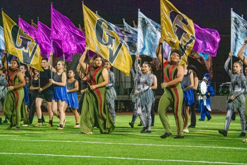 All schools perform as an ensemble during the Saugus High School All Valley Showcase on Sept. 20, 2925 at Valencia High School. Katherine Quezada/The Signal