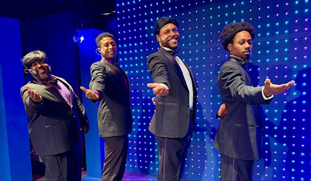 Actors portraying the Drifters are featured in the Canyon Theatre Guild''s production of “Beautiful: The Carole King Musical." Courtesy photo.