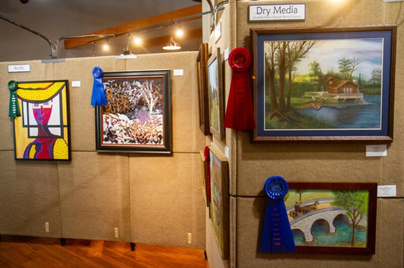 Artworks awarded during the 35th annual Art Classic hosted by the Santa Clarita Artists Association on Sept. 27, 2025 at The Centre. Katherine Quezada/The Signal