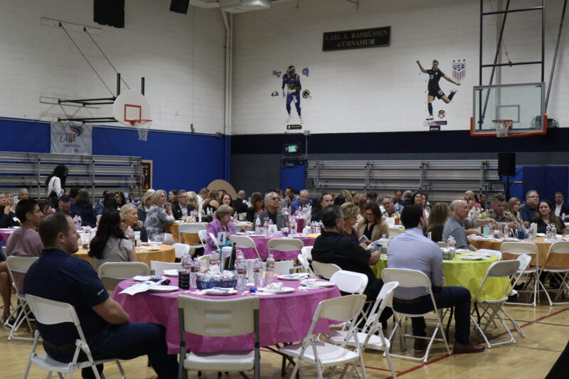 Attendees start the morning at the 2025 Great Futures Breakfast at the Boys & Girls Club of Santa Clarita Valley in Newhall, Calif., Wednesday, Oct. 1, 2025. Kamryn Martell/The Signal