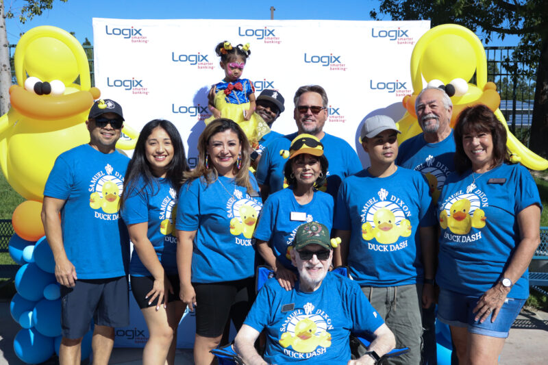 The board of the Samuel Dixon Family Health Center pose for a photo at the 23rd annual Duck Dash at the Santa Clarita Aquatic Center, Sunday, Oct. 5, 2025. Kamryn Martell/The Signal