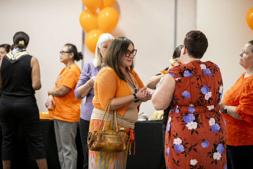 The Zonta Club of Santa Clarita Valley, in partnership with the Child and Family Center, hosted "United Against Domestic Violence" to raise awareness about domestic violence at the Child & Family Center on Oct. 3, 2025. Habeba Mostafa/ The Signal