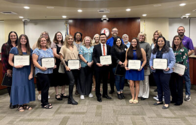 Eighteen William S. Hart Union High School District 2025-26 Teachers of the Year were honored by the district governing board earlier this month.