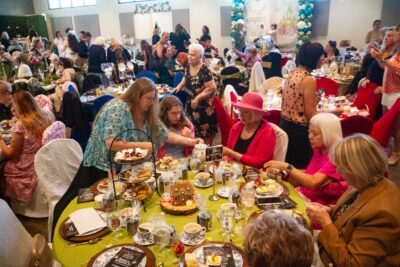 Hundreds of local residents and community leaders join the 21st annual Circle of Hope Tea aimed to support cancer patients on Oct. 18, 2025 at the Santa Clarita Valley Senior Center. Katherine Quezada/The Signal