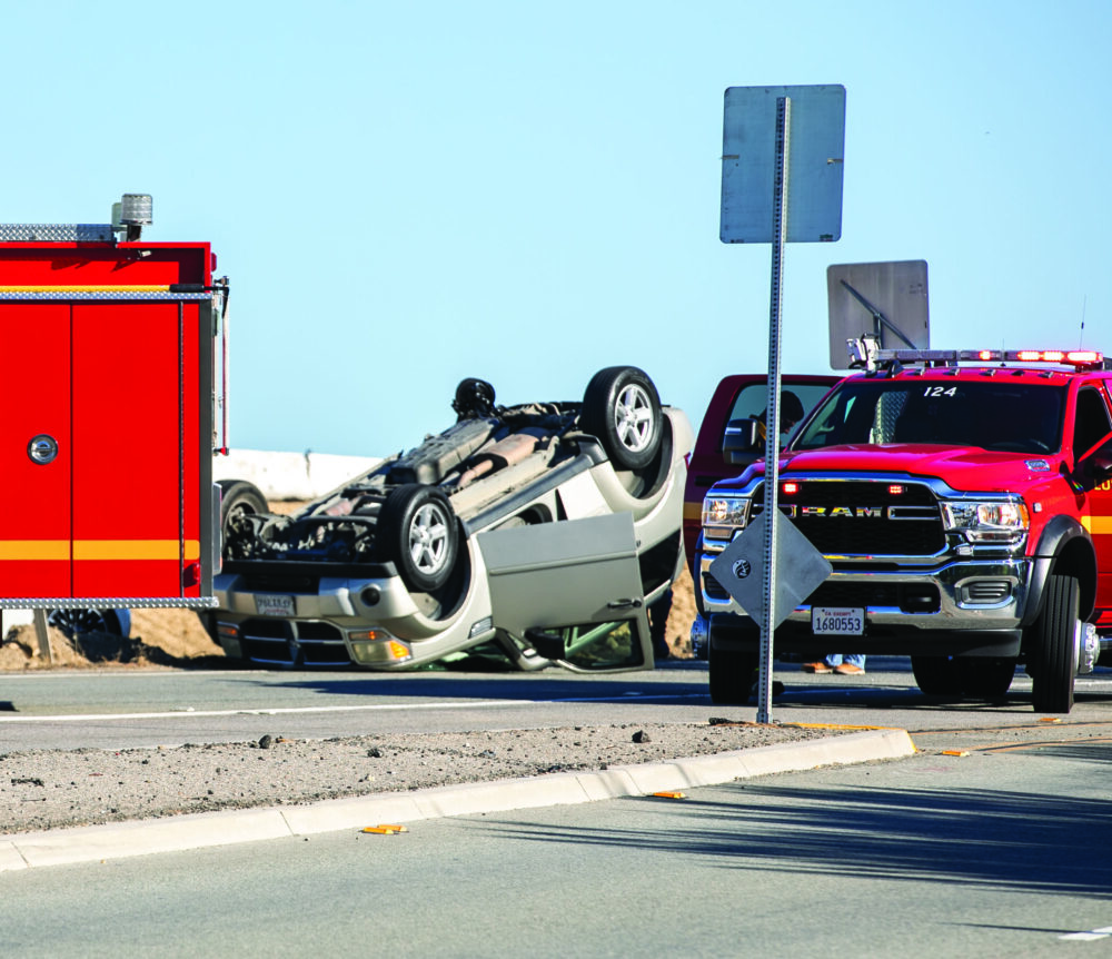 Read more about the article One arrested following five vehicle crash on The Old Road  