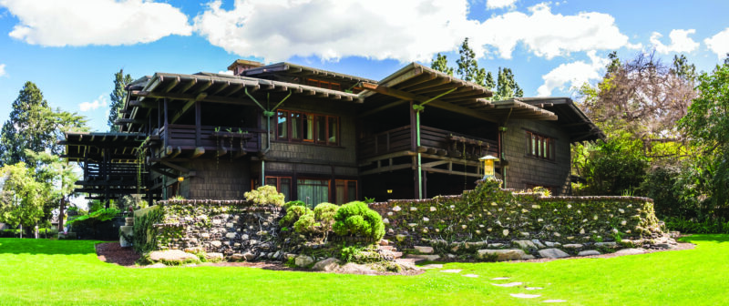 Gamble House was built in 1908 and is an internationally recognized masterpiece of the American Arts and Crafts movement. ©ADOBESTOCK