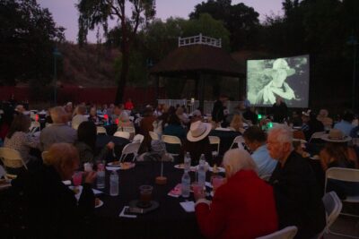 Dignitaries and community leaders gather for the annual “Silents Under the Stars” fundraiser presented by the Friends of Hart Park and the city of Santa Clarita and held at Hart Park on Oct. 25, 2025. Katherine Quezada/The Signal