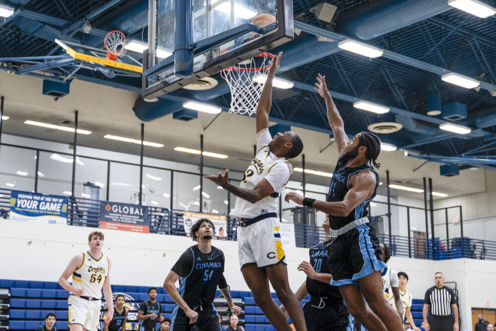 College of the Canyons stacked wins over Barstow College and Cuyamaca College to win the 17th Annual Clash at Canyons tip-off event. Photo by Carla Sophia Velasco/COC Sports Information.