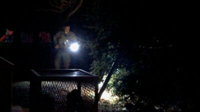 Santa Clarita Valley Sheriff's Station deputies look for evidence after a shooting on the 22200 block of Park Street in Newhall, Calif., Tuesday, Nov. 11, 2025. Signal Staff/The Signal