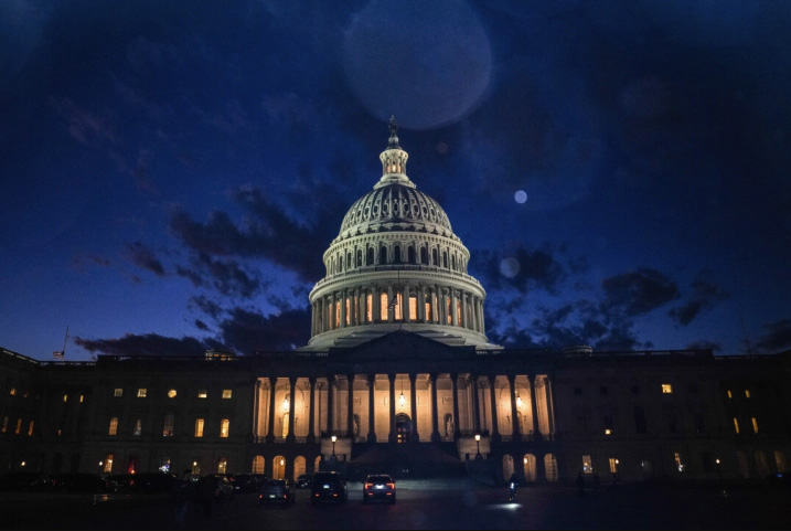 The U.S. Capitol building during the government shutdown in Washington on Nov. 12, 2025. Photo by Madalina Kilroy.