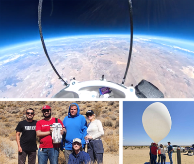 The College of the Canyons Society of Physics and Engineering Students successfully launched a high-altitude balloon carrying a scientific payload that members designed, built, and tested over several months, according to a news release from COC. Courtesy photos.