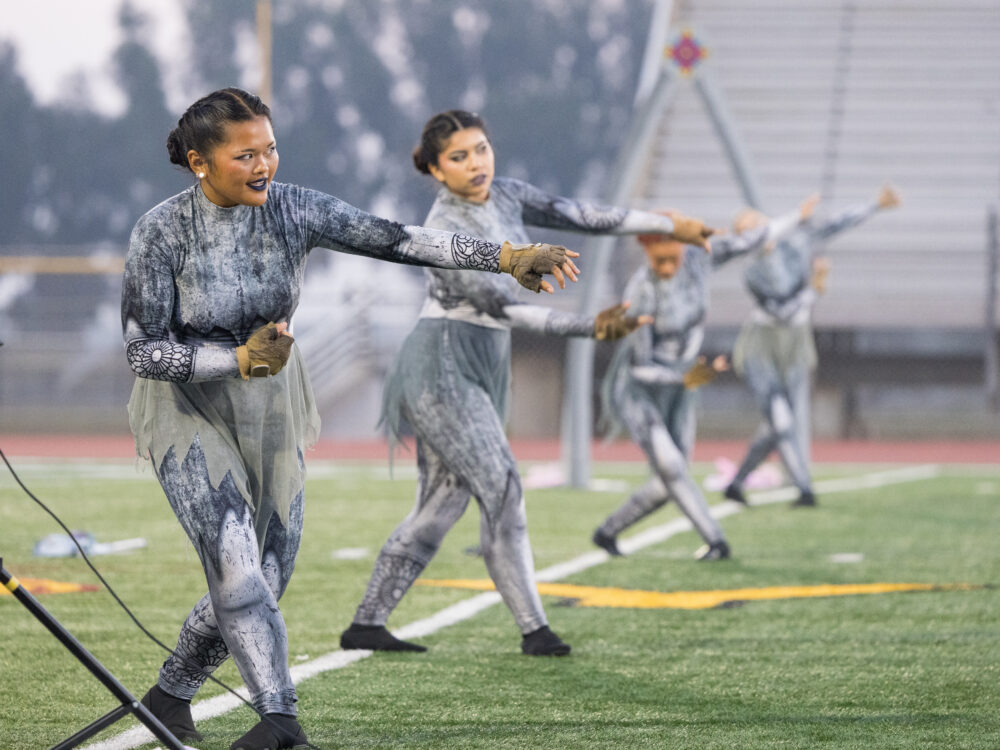 The Valencia High School Pride of the Vikings Band and Color Guard earned top honors at the Southern California School Band and Orchestra Association’s "Keeping the Music Alive” Field Show Tournament at Oxnard High School. Courtesy photo.